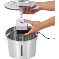 Frisco Stainless Steel Cactus & Leaf Dog & Cat Fountain 12 Frisco Stainless Steel Cactus & Leaf Dog & Cat Fountain -Frisco 355814 PT3. AC SS1800 V1665173922