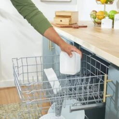 Frisco Elevated Non-Skid Bamboo Melamine Bowl Double Diner With Bamboo Stand -Frisco 363385 PT6. AC SS1800 V1657657267