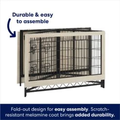 Frisco Easy Set-Up Wood Furniture Style Dog Crates -Frisco 363840 PT3. AC SS1800 V1685459481