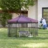 Frisco Outdoor Galvanized Steel 8-Panel Configurable Gate And Playpen With Oxford Roof -Frisco 507086 MAIN. AC SS1800 V1668631337