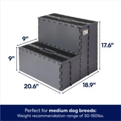 Frisco Foldable Cat & Dog Plastic Stairs, Grey 8 Frisco Foldable Cat & Dog Plastic Stairs, Grey -Frisco 540726 PT1. AC SS1800 V1677161122