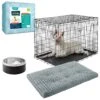 Frisco Fold & Carry Double Door Collapsible Wire Dog Crate + 3 Items -Frisco 630894 MAIN. AC SS1800 V1676051953