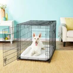 Frisco Fold & Carry Double Door Collapsible Wire Dog Crate + 3 Items 11 Frisco Fold & Carry Double Door Collapsible Wire Dog Crate + 3 Items -Frisco 630894 PT1. AC SS1800 V1662739136