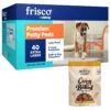 Frisco Premium Extra Large Dog Training & Potty Pads & American Journey Peanut Butter Recipe Grain-Free Oven Baked Crunchy Biscuit Dog Treats -Frisco 678494 MAIN. AC SS1800 V1681228848