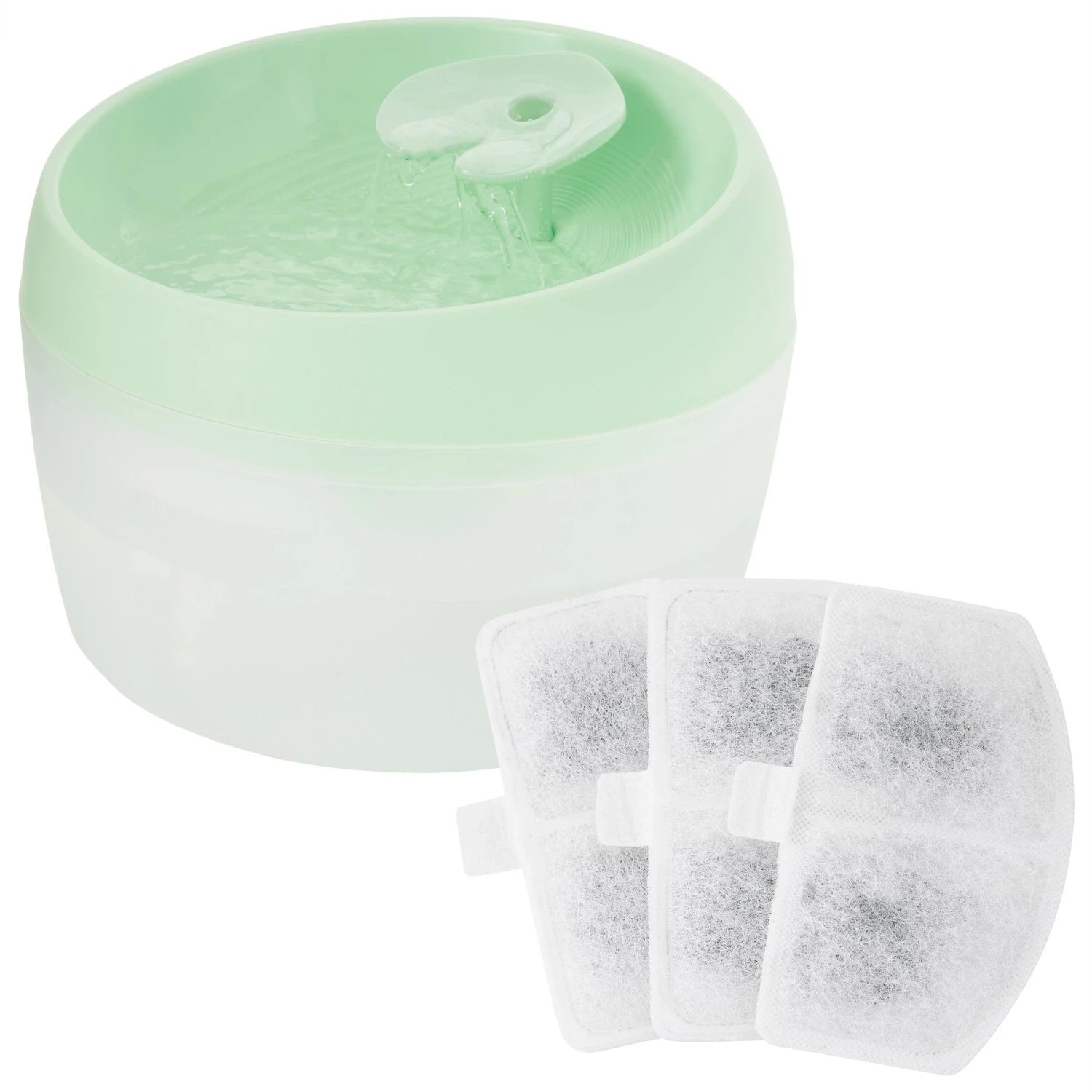 Frisco Whimsical Leaf Round Dog & Cat Fountain & Frisco Pet Fountain Replacement Filters 3 Frisco Whimsical Leaf Round Dog & Cat Fountain & Frisco Pet Fountain Replacement Filters