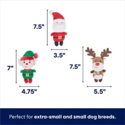 Frisco Holiday Santa's Helpers Plush Squeaky Dog Toy, 3 Count & Frisco Holiday Lights Plush With Rope Squeaky Dog Toy 11 Frisco Holiday Santa's Helpers Plush Squeaky Dog Toy, 3 Count & Frisco Holiday Lights Plush With Rope Squeaky Dog Toy -Frisco 986206 PT2. AC SS1800 V1698258116